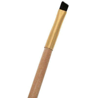 Eyebrow brush Bamboo Handle Dual-head + Eyebrow Comb Makeup Brush Golden UK