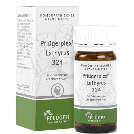 Facial paralysis treatment at home, paralysis treatment, PFLUEGERPLEX Lathyrus 324 tablets UK