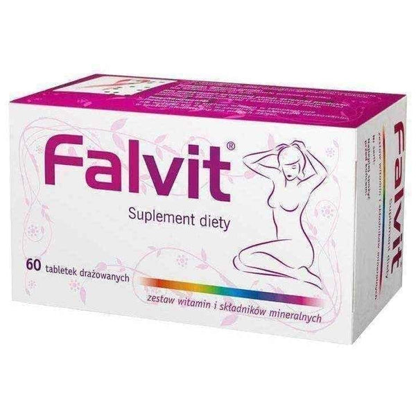 Falvit x 60 dragee, multivitamin for women, women's vitamins, one a day women UK