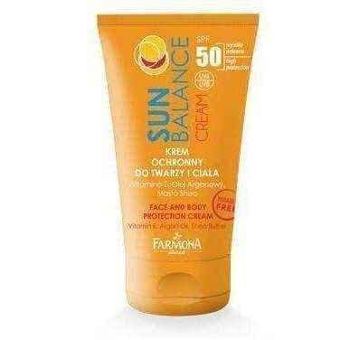 FARMONA Balance Sun Protection Cream Face SPF50 50ml UK