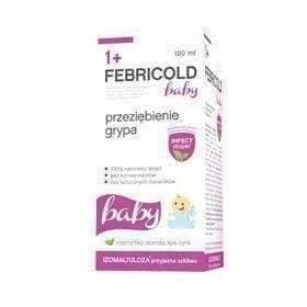 Febricold baby 1+ syrup 100ml alleviate the symptoms of a cold or flu UK