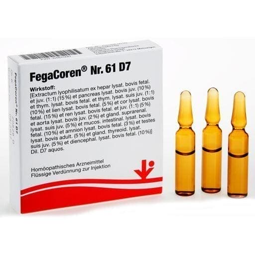 FEGACOREN No. 61 D 7 ampoules UK