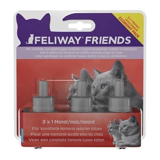 FELIWAY FRIENDS refill bottle benefit pack for cats 3X48 ml UK