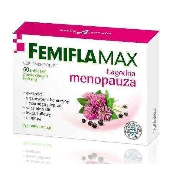 Femiflamax x 60 tablets, symptoms of menopause UK