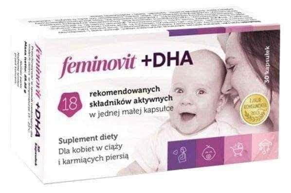 Feminovit + DHA x 30 capsules UK