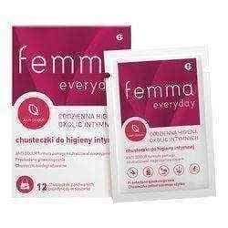Femme Everyday intimate wipes x 12 pieces UK