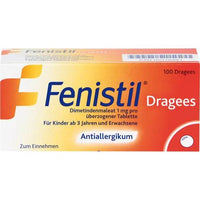 FENISTIL dragees english, Itching in chickenpox, Allergic colds, hay fever UK