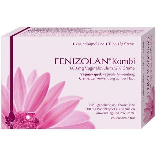 FENIZOLAN Combi 600 mg vaginal ovulum + 2% cream 1 p UK
