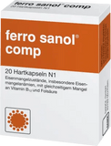 FERRO SANOL, iron(ii) sulfate, folic acid, vitamin B12, iron deficiency anemia UK