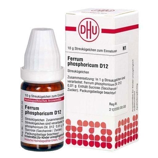 FERRUM PHOSPHORICUM D 12 globules UK