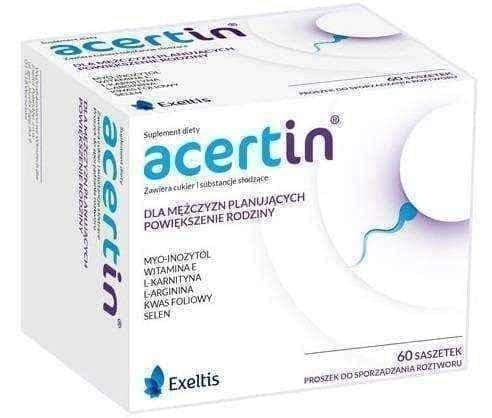 Fertility treatment for men Acertin powder UK