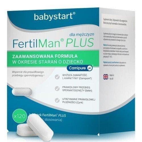Fertilman (Fertimen) Plus x 120 tablets, male infertility UK