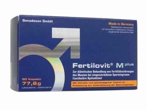 FERTILOVIT M plus capsules 60 pcs, testicular dysfunction UK