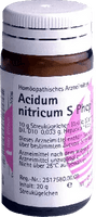 Fever, catarrh and nasal haemorrhage, ACIDUM NITRICUM S Phcp globules UK