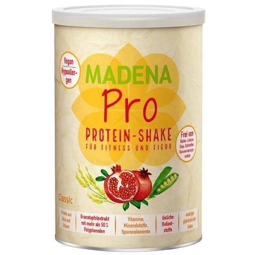 Figure and fitness MADENA Pro Protein Shake classic vegan powder 500 g UK