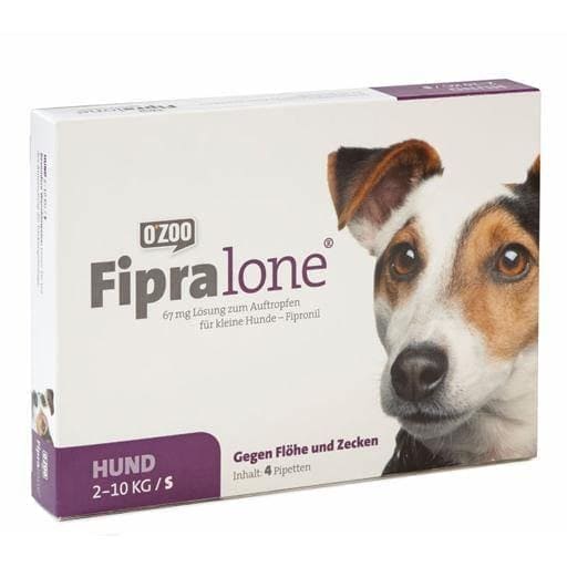 FIPRALONE 67 mg Fipronil solution to drip for small dogs UK