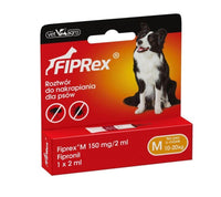 Fiprex M, Spot on supplies, spots on head for dogs, 10-20 kg 2 ml 1 tube UK