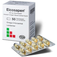 Fish oil rich in omega-3 acids, EICOSAPEN soft capsules UK