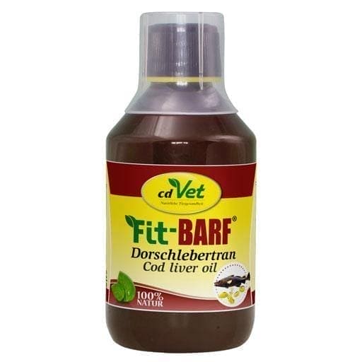 Fit-BARF cod liver oil 100 ml dogs, cats, Omega3 UK