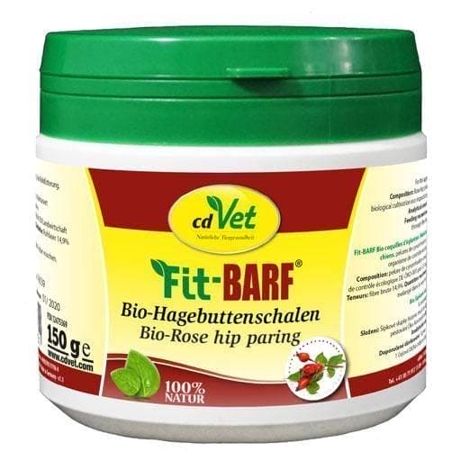 FIT-BARF organic rosehip peel powder for dogs 150 g UK