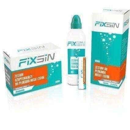 FIXSIN Basic set for rinsing the nose and sinuses 1 bottle + 10 sachets UK