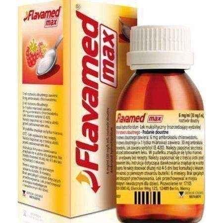 FLAVAMED Max syrup 100ml 12+ sinus infection symptoms UK