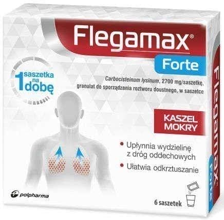 Flegamax Forte x 6 sachets treatments for respiratory diseases UK