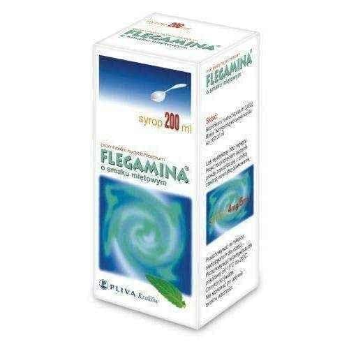 FLEGAMINA mint syrup 200ml children 7 years+ lung disease UK