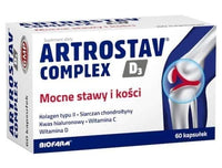 Flexible joint Artrostav Complex D3 x 60 capsules UK