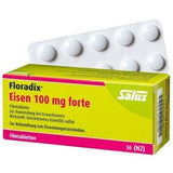 FLORADIX iron 100 mg forte film tablets UK