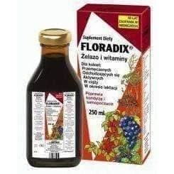 Floradix Iron and Vitamin tonic 250ml 3+ iron deficiency symptoms UK