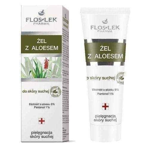 FLOSLEK aloe gel for dry skin 50ml UK