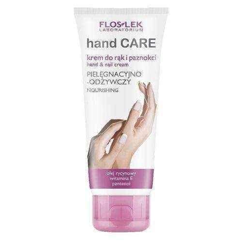 FLOSLEK cream nursing and nourishing for hands and nails with castor oil 100ml UK