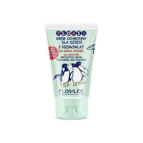 FLOSLEK FLOSIK Protective cream for children and babies for all weather 50ml, baby sunscreen UK
