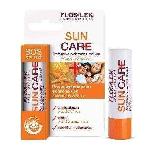 FLOSLEK SUN CARE Protective Lip mouth with UV SPF14 UK