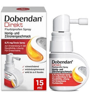 Flurbiprofen, DOBENDAN Direct Flurbiprofen Spray Honey & Lemon UK