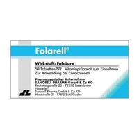 FOLARELL tablets 50 pc folic acid UK