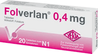 Folic acid deficiency, FOLVERLAN 0.4 mg tablets UK