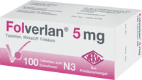 Folic acid deficiency treatment, folic acid deficiency symptoms anxiety, FOLVERLAN 5 mg tablets UK