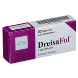 Folic acid, folic acid deficiency, DREISAFOL tablets UK