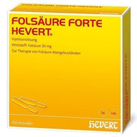 Folic acid forte Hevert ampoules folic acid deficiency UK