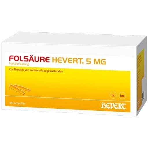 FOLIC ACID HEVERT 5 mg ampoules UK