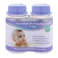 Food containers, The container for food 140ml x 2 pieces, baby bottles UK