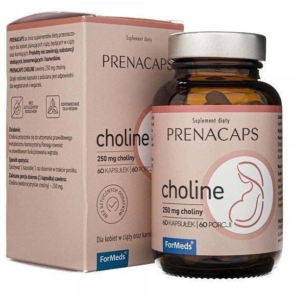 ForMeds PRENACAPS choline vegan, vegan choline supplements UK