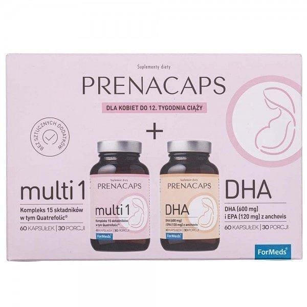 ForMeds PRENACAPS Set Multi 1+ DHA 60 + 60 UK