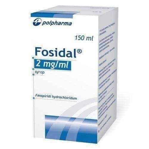 FOSIDAL syrup 2mg / ml 150ml, fenspiride, persistent cough 2+ UK