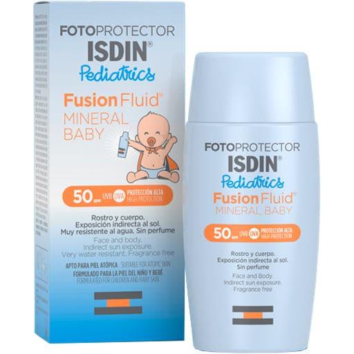 Fotoprotector ISDIN Fusion Fluid Mineral Baby Pediatrics SPF 50+ UK