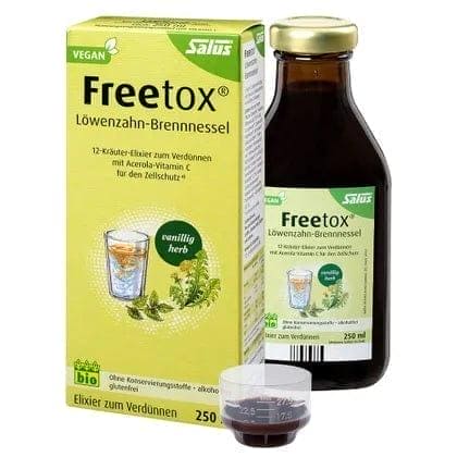 FREETOX dandelion, nettle 12-herb Elix.Organic UK