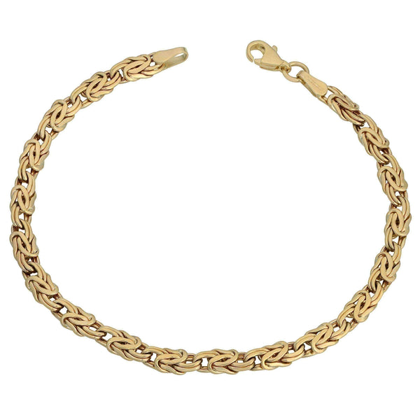 Fremada 10k Yellow Gold Byzantine Bracelet (7.5 inch) UK