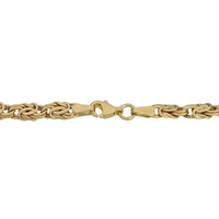 Fremada 10k Yellow Gold Byzantine Bracelet (7.5 inch) UK